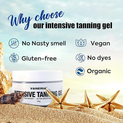 VANERIA Self Tan Gel,Medium Brown