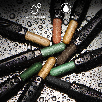 FIREFLIES LIGHT Eyeshadow Stick Makeup 6PCS Set, Green Metallic Shimmer Matte Cream Eye Shadow Eyeliner Brightener Pencil Crayon - FIREFLIES LIGHT