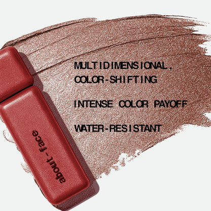 aboutface Fractal Glitter Eye Paint Digital Demise – Smudge-Proof, Long-Lasting Liquid Eyeshadow – Intense Sparkle with Mousse Texture – Vegan, Cruelty-Free – 0.13oz (Cinnamon)