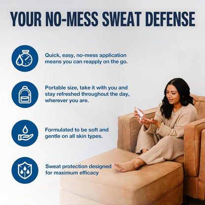 Carpe Sweat Absorbing Foot Lotion, A Dermatologist-Recommended Solution to Stop Sweaty, Smelly feet, Helps Prevent blisters, Great for hyperhidrosis (Pack of Two)