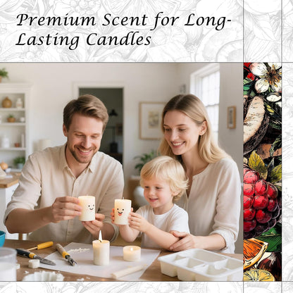 HIQILI Wild Strawberry & Parsley Fragrance Oil for Candle Making, Inspired by J-M.Lone Wild-Straw & Psley, Fresh Soap Scents, DIY Body Spray & Perfume for Women - 5.07 Fl Oz