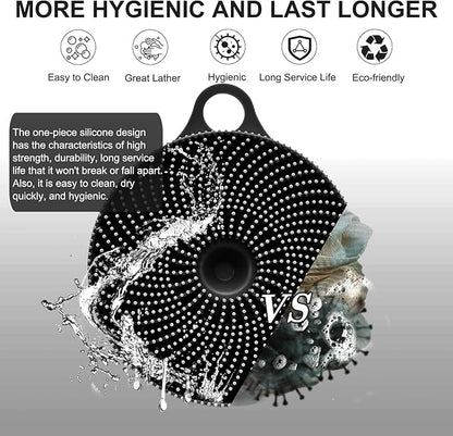 Innerneed 2-in-1 silicone body scrubber