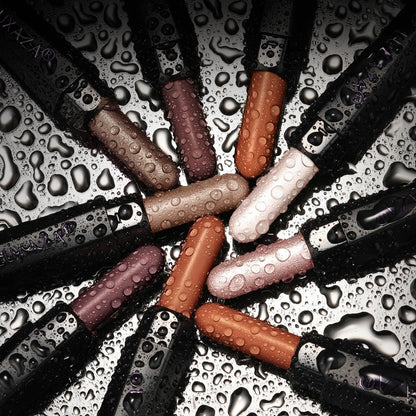 Neutral Eyeshadow Stick Makeup Set, Metallic Shimmer Matte Cream Eye Shadow Eyeliner Brightener Pencil Crayon - Cinnamon Coco