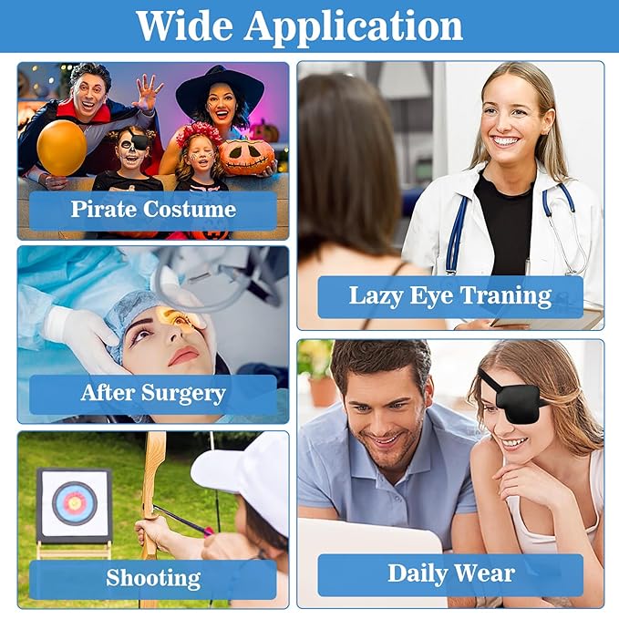 2pcs medical one-eyed patches for