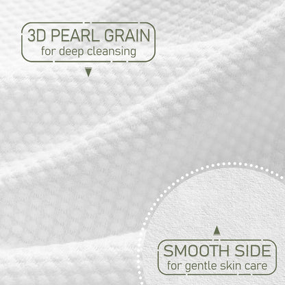 Disposable Face Towel Biodegradable Large Dry Face Wipes 240 Count/4 Box Extra Thick Soft Clean Facial Towels for Sensitive Skin, Makeup Removing, Facial Cleansing, Nursing, Travel, 10"×12"