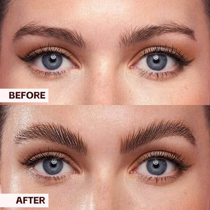 Boobeen Brow Wax Clear, Waterproof Eyebrow Wax Styling Pencil, Shaping with Slanted Tip Application, Long-Lasting Hold