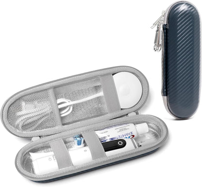 Nincha Hard Shell Electric Toothbrush Case - for Oral-B iO/Pro/Smart Series, Philips Sonicare Electric Toothbrush, Bigger Size Travel Case Fits all Powered Toothbrushes and Accessories Grey