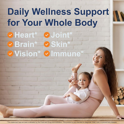 Carlson - Elite Omega-3 Gems, 1600 mg Omega-3 Fatty Acids Including EPA and DHA, Norwegian, Wild-Caught Fish Oil Supplement, Sustainably Sourced Omega 3 Fish Oil Capsules, Lemon, 130 Softgels