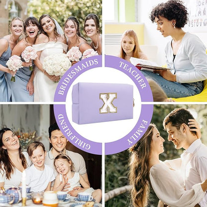 Personalized initial letter patch makeup