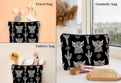 Western black makeup bag,western gifts