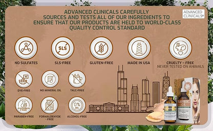 Advanced clinicals turmeric oil facial