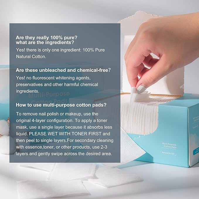 Shino multi purpose cotton pads