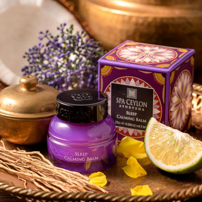 SPA CEYLON SLEEP Calming Balm | Natural Sleep Aid with Lavender & Ylang Ylang | Soothing Body Balm for Bedtime Routine | Suitable for All Skin Types