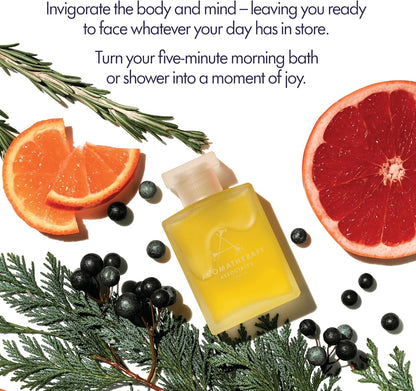 Aromatherapy Associates Revive Morning Bath and Shower Oil – Hydrating Oil with 3 Essential Oils to Refresh Mind, Body, and Spirit (1.86 oz)