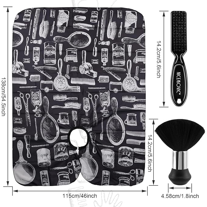 NICEMOVIC Hair Cutting Barber Cape