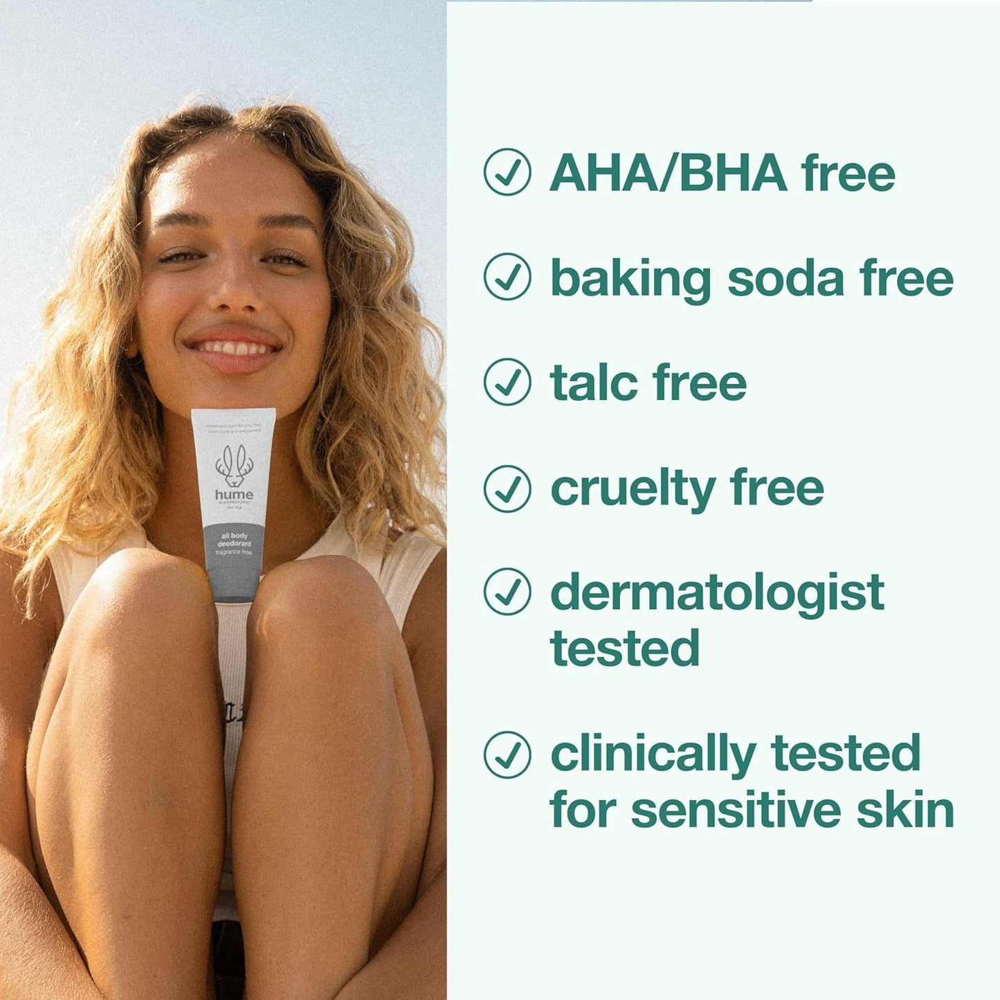 Invisible Whole Body Deodorant for women and men - All Over Full Odor Control Aluminum Free Deo - No Baking Soda- Anti-Chafing Cream Full Body deodorant, Safe for Sensitive Skin, Fragrance-Free