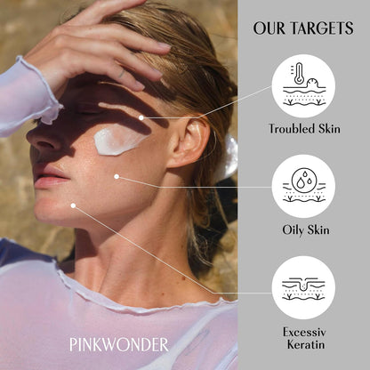 PINKWONDER Neroli Oil Balm Cleanser 4.23oz(120g), Cleansing Oil Balm Face Wash, Removes Makeup and Impurities, Niacinamide and Neroli for Glowing Skin, Korean Skincare