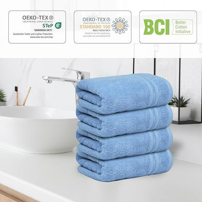 Infinitee xclusives blue hand towels