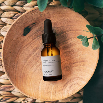 Aromatech Fresh Linen Aroma Essential Oil Blend: Hotel Inspired Aromatherapy with for Ultrasonic Diffusers & Nebulizers - 0.3 fl oz, 10 mL