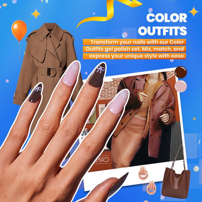 Beetles Gel Nail Polish Kit with U V Light - 68Pcs Gel Nail Kit 35 Colors Outfits Glitter Red Classic Blue Polish Set with Everything Nails Manicure Tools for Beginners DIY At Home Gifts for Women