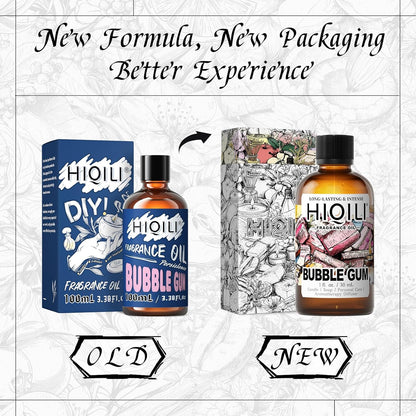 HIQILI Bubble Gum Fragrance Oil for Candle, Soap & Bath Bombs Making, Long Lasting Candy Scents, Home Diffuser Use - 1 Fl Oz