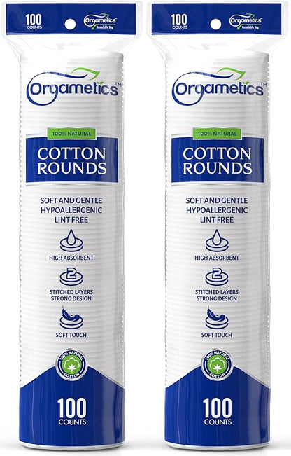 Cotton rounds, 100% natural turkish