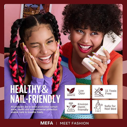 Mefa fall winter gel nail