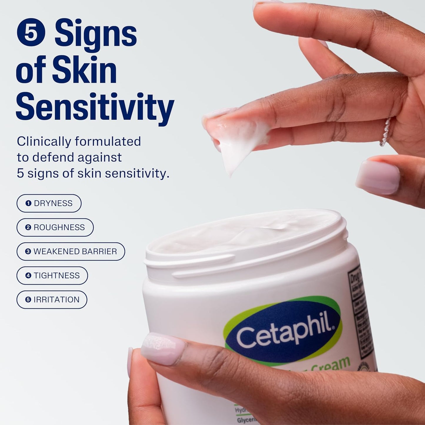 Cetaphil Face & Body Moisturizer, Hydrating Moisturizing Cream for Dry to Very Dry, Sensitive Skin, NEW 3 oz Pack of 3, Fragrance Free, Non-Comedogenic, Non-Greasy