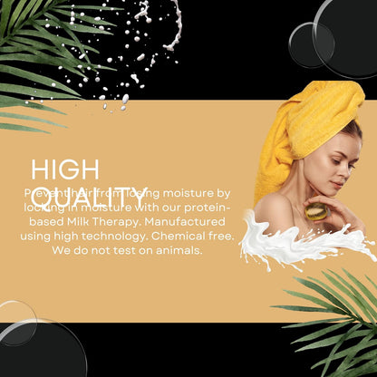 Morfose Professional Two Phase Leave-in Conditioner for Dry, Damaged, or Brittle Strands, Repairs and Protects, Damage, and Split Ends, 13.52 Fl Oz (Milk Therapy)