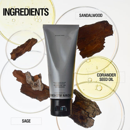 Grown Alchemist Shaving Gel, Sandalwood & Sage. Hydrating Botanicals, Close, Smooth Shave (75ml)