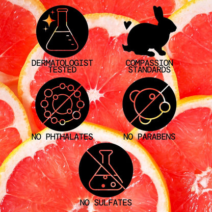 Pacifica Grapefruit Bubbles Gel-to-Foam Cleanser - Gentle Face Wash for Oily & Combination Skin, Helps Remove Excess Oil & Impurities, Helps Brighten, Vegan & Cruelty-Free Formula Dermatologist Tested