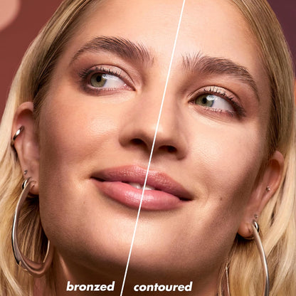 e.l.f. Camo Liquid Bronzer & Contour, Silky Highly Pigmented Formula, Creates a Long-Lasting Bronzed Glow & Natural Look, Vegan & Cruelty-Free, 9 Deep/Rich