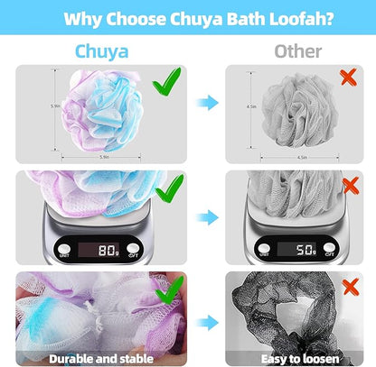 Chuya bath loofahs sponges 80g