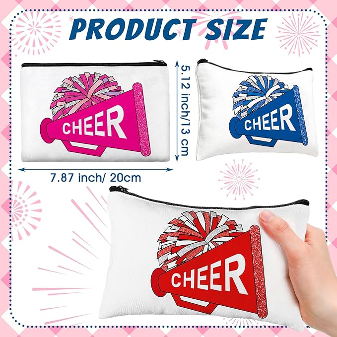 20 pcs cheer makeup bag