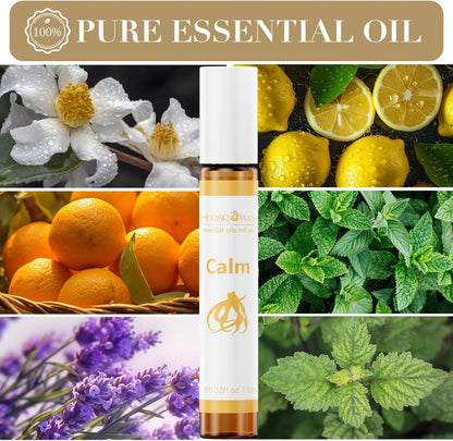 Aromatherapy Essential Oil Roll On Blend Relaxation Gift for Women, Natural and Pure Essentail Oils with Travel Size Roller Ball Bottle (Relax, 1)