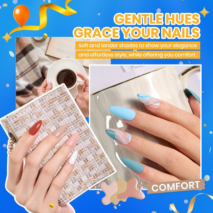 Beetles Fall Gel Nail Polish Set - 69PCS 60 Colors Gel Polish Kit Base Coat Glossy & Matte Top Coat Soak off Emotional Spectrum Collection Brown Red Black Nude White All Seasons Gifts for Women