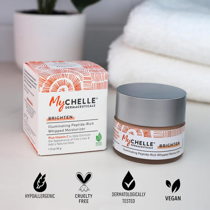 MYCHELLE Illuminating Peptide-Rich Whipped Moisturizer, 1.2 OZ