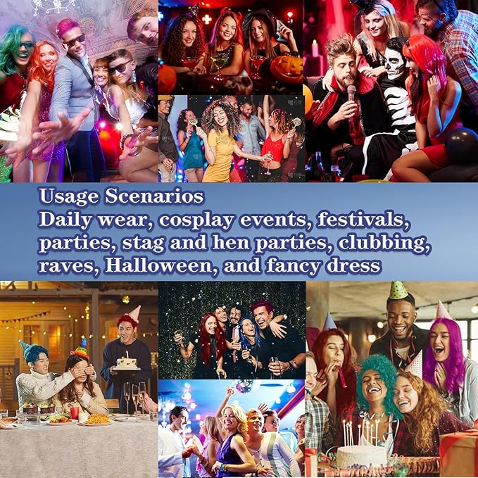 Blue Hair Color Wax, Temporary