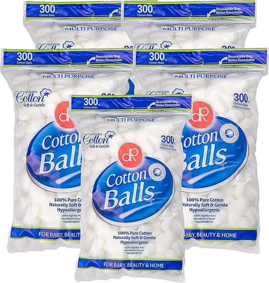 Decorrack 1500 small cotton balls