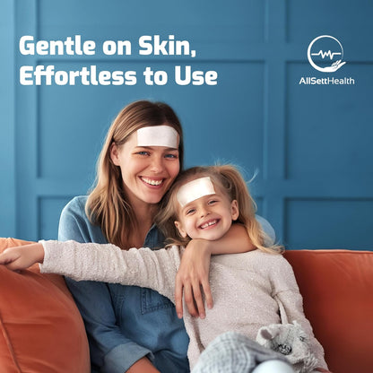 Cooling Patches for Kids -20 Pack Fever Patch for Kids, Minty Cool- Cold Fever Stickers -Baby Pad, Hot Weather Forehead, Reducer Headache Patches Multi-Color