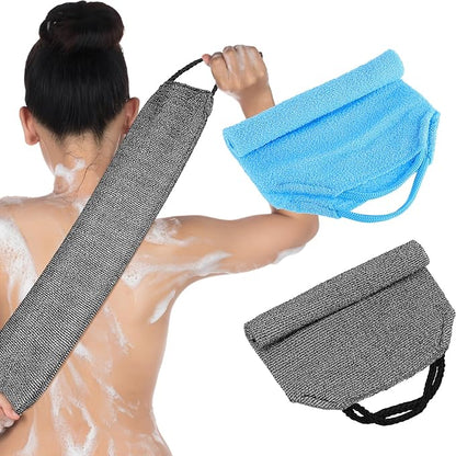 2pcs exfoliating back scrubber nylon