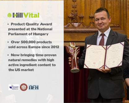 HillVital Maximum Balm Joint Comfort Cream – Extra Strength Arnica Gel Relief, Non-Greasy Joint & Muscle Support Cream for Shoulder, Elbow, Stiff Hands or Fingers, Feet and Knees for Carefree Motion