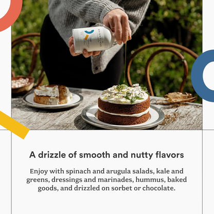 Brightland Extra Virgin Olive Oil, Alive - High Polyphenol Cold-Pressed Oil Ideal for Salads, Hummus, Baked Goods & Bread - Made from Arbosana, Arbequina & Koroneiki Olives - 12.7 Fl Oz