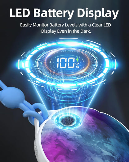 FrSara Hand Warmers Rechargeable, Hangable Electric Hand Warmer w/ 4000mAh Last 10 Hours, 3-Level Heat w/Strip, Light & Display, Gift for Outdoors Camping Hiking Skiing Raynauds & Christmas