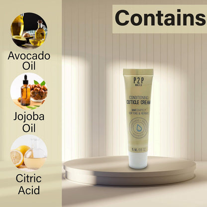 Conditioning Cuticle Cream - Nourishing, Quick-Drying Softener for Proper Nail Health