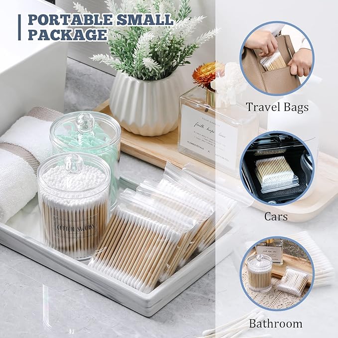 Bamboo cotton swabs -700 count