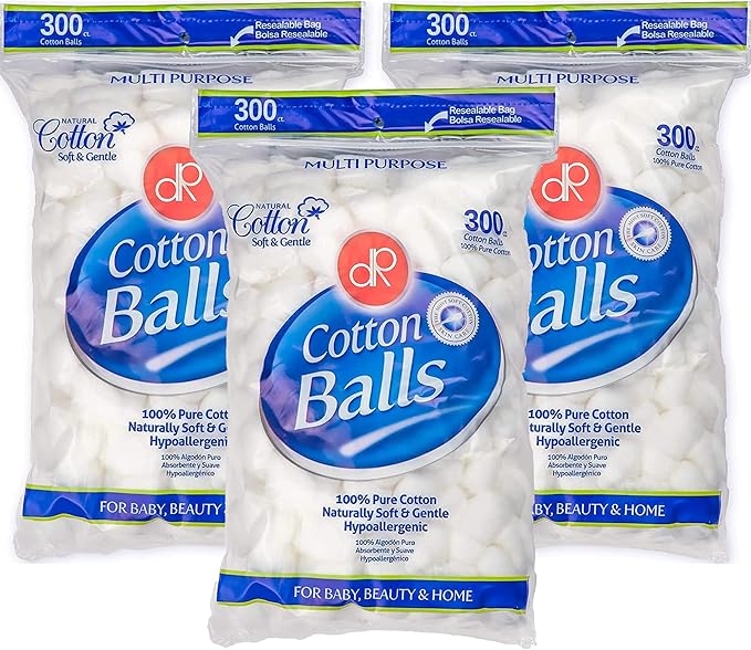 Decorrack 900 small cotton balls