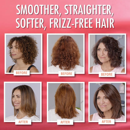 Keratin Hair Treatment, 4 oz | Frizz Control, Formaldehyde Free, Salon Quality, Smoothing Treatment, Long Lasting, Cream for All, Frizzy, Curly, Dry, Damaged Hair