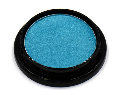 Peacock Neon Jewel Tone Blue Turquoise Teal Shimmer Pressed Powder Single Vegan Eyeshadow; Talc, Paraben & Cruelty Free