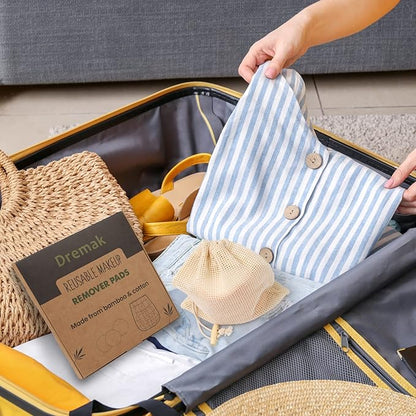 Reusable makeup remover pads -